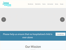 Tablet Screenshot of joshcares.org